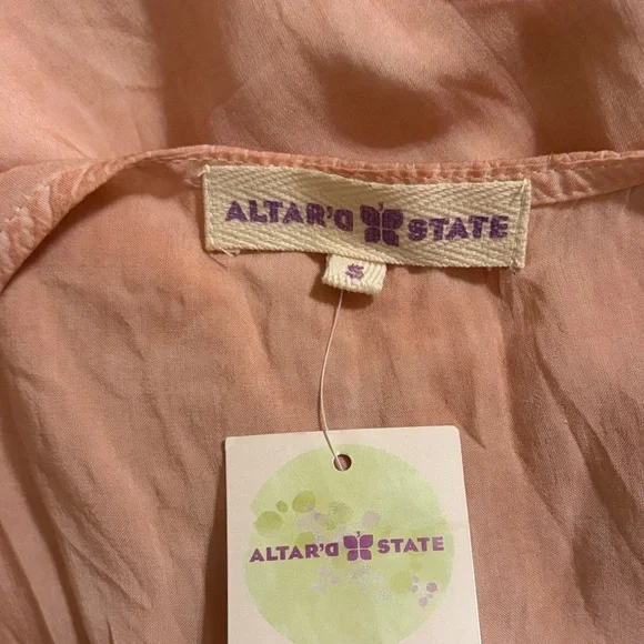 Altar'd State Peach High Low Dress - Picture 5 of 7